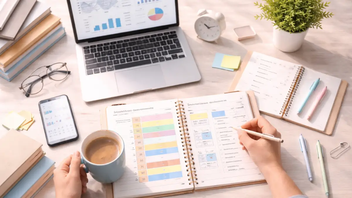 Develop a Learning routine or Consistency